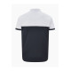 Block Polo Shirt - Anthracite/White